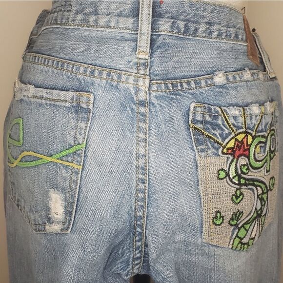 Chip & Pepper retro fit flare embroidered jeans - Picture 4 of 14